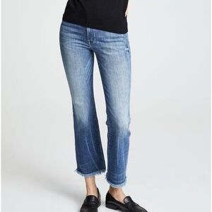 AYR The Bomb Pop Jeans Size 26 Frayed Hem Denim